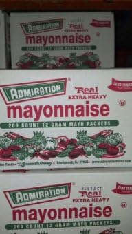 Admiration: Mayonnaise Packets 200 Count (2 Boxes)