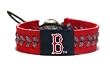 Gamewear MLB Leather Wrist Bands - Red Sox Team Colors - Boston Red Sox