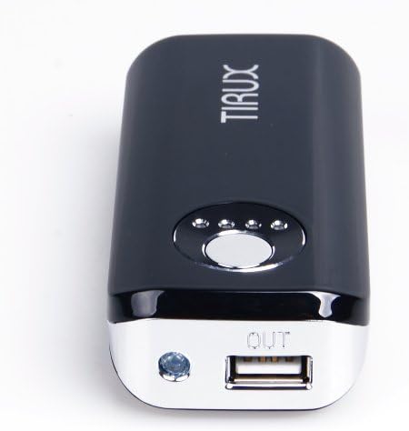 Tirux 5600mAh Portable External Battery Super Capacity Power Bank Backup Charger, with built-in Flash light, for iPhone 5S 5C 5 4S 4 3G, iPad 2 iPad, iPad Mini, iPods, Samsung Galaxy S4, S3, S2, Note 2, HTC One X V S, EVO 3D 4G, Thunderbolt, Incredible, Droid DNA, Motorola ATRIX, Droid, Google Glass, Nexus 4 7 10, LG Optimus