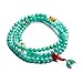Qiyun 6mm Blue Prayer Mala Tibet Buddhist Meditation Necklace Bracelet