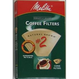 Click here to buy Coffee Filter- Natural Brown C by Melitta.