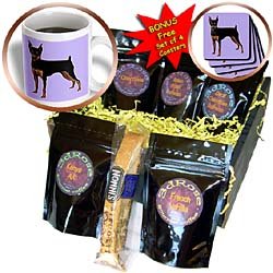 Dogs Miniature Pinscher - Miniature Pinscher - Coffee Gift Baskets - Coffee Gift Basket by 3dRose LLC