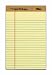 TOPS The Legal Pad Plus, 8 x 5 Inch, Junior Legal Rule, Perforated Top, 50 Sheets, 12-Pack, Canary (71501)