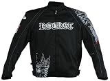 Joe Rocket Rave Mens Textile Motorcycle Jacket Black/Black Extra Large