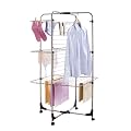 WENKO 3773052100 W�schetrockner-Turm - 26 m Trockenl�nge, zusammenklappbar, 3 Ebenen, Edelstahl rostfrei, 70 x 130 x 70 cm