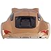 WwwSuppliers New 3D AMERICAN MUSCLE Edition Luxury Race Sports Automobile Car Case for Apple iPhone 6 6S Kick-Stand Hard Protective Cover + Screen Protector (Champagne / Bronze)