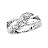 14K White Gold 1/4 ct. Diamond Fashion Ring