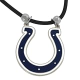 Silvertone Major League Baseball Indianapolis Colts Cord Necklace