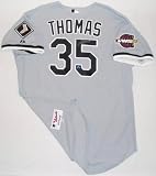 Frank Thomas Chicago White Sox Autographed Majestic Grey Road Authentic Jersey with WS Patch