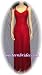 Vonda D Corset Tank Dress in Red