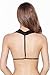 InsBuy Women's Lace Bralette Soft Unlined T-back Wirefree Bra