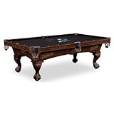 8' Licensed Logo Pool Table Leg Style: Bridgeport, Finish: Brandywine, Team: San Jose Sharks
