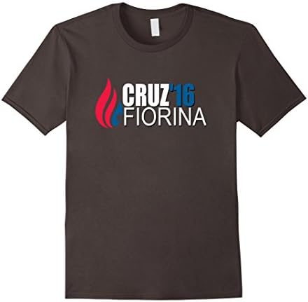 Men's Cruz Fiorina Shirt Ted Carly Republican Election 2016 Medium Asphalt
