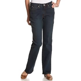 Aura from the Ladies at Wrangler Ladies Instantly Slimming Jean, Turquoise Denim by Wrangler Store
