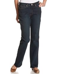 Aura from the Women's at Wrangler Women's Instantly Slimming Jean, Turquoise Denim