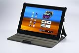 MoKoTM Premium Slim Leather Folio Cover Case With Multi-Angle Stand For Samsung Galaxy Tab 101 Compatible With All Versions Wi-fi 3G and 4G LTE Verizon Wireless Black on sale