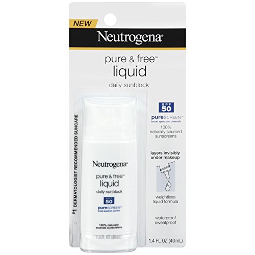 Neutrogena Pure & Free Liquid Daily Sunscreen SPF 50 1.40 oz