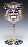 Santa Barbara WIN-7720J Alice Art Wine Glass, Abbie Birthday