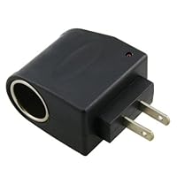 eForCity Universal AC to DC Car Cigarette Lighter Socket Adapter
