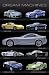 Dream Machines Poster ~ Ferrari, Lamborghini. Bugatti ~ Exclusive U.K. Import ~ 24x36