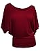 eVogues Women's Dolman Sleeve Top