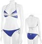 Los Angeles Dodgers Women's Striped String Bikini