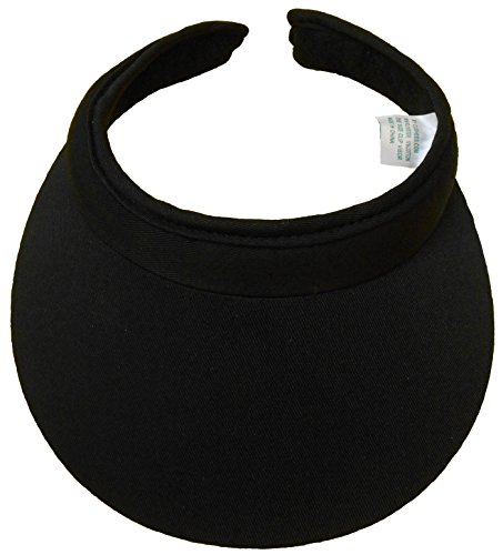 Cushees Cloth Covered Clip-On Visor [233] (Black)