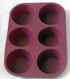 Review Casa 36580 / CASA HEAVY DUTY FLEXIBLE SILICONE RUBBER 6 CUP DEEP LARGE MUFFIN PAN