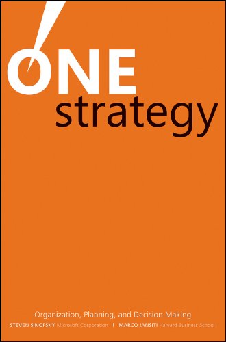 One Strategy: Organization, Planning, and Decision Making
