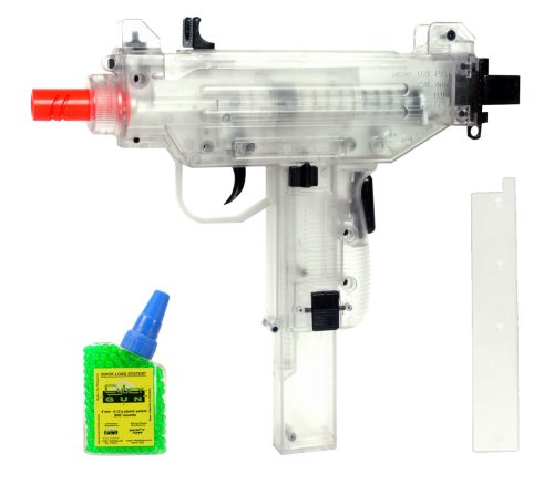 Soft Air Uzi Spring Powered Airsoft Pistol with 500 BBs (Clear)