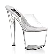 Pleaser Shoes Women��s Treasure Chest-751, 7 1/2" Platform Slide W/Accessible Compartment