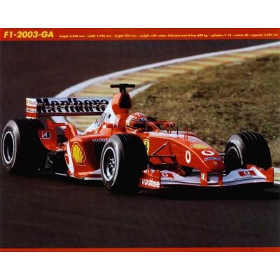 F1 racing car driving round corner