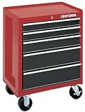 Craftsman 9-65200 Red 5 Drawer 26-Inch Roller Cabinet