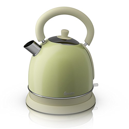 Cheap Price Swan Retro Dome Kettle 1.8L, Green Buy Electric Kettles