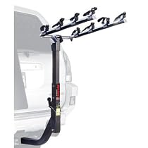 Allen Deluxe 4-Bike Hitch Mount Rack for Vehicles with Rear Mounted Spare Tire (2-Inch Receiver)