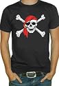 Pirate Skull T-Shirt #436 (Black)