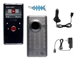 Flip MinoHD 120 Minutes Camcorder (2nd Generation) TPU Rubberized Skin Case Cover (Clear) + Home/Travel Charger + Car Charger + Fishbone Style Keychain