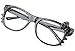 FancyG® Cute Fashion Glass Frame Eyewear with Bow Tie Cat Eyes Whiskers NO LENS