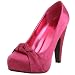 Miss Me Women's Vernice-30 Platform Pump,Dark Fuchsia,10 M US