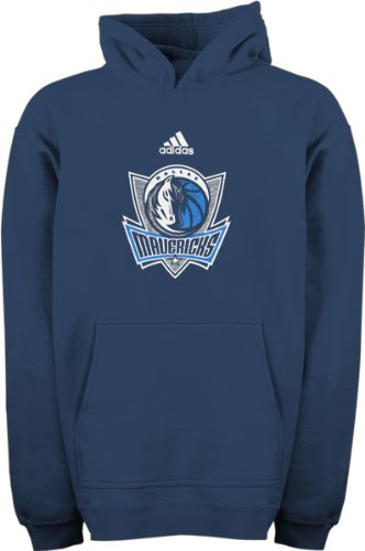 Dallas Mavericks adidas Youth Primary Logo Hooded Sweatshirt
