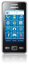 Samsung Star II S5260 Smartphone (7,62 cm  (3 Zoll) Touchscreen, 3MP Kamera, MP3-Player, WLAN, Bluetooth, t9-Trace) onyx-black