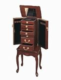 Powell Cherry Jewelry Armoire