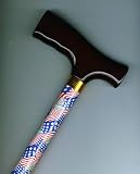 Adjustable Walking Cane in Flag Pattern
