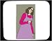 Ladies Skirts - Decorated Mouse Pad with lady, posing, model, skirt, girl, woman
