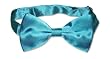 BOWTIE Solid TURQUOISE AQUA BLUE Color Men's Bow Tie for Tuxedo or Suit