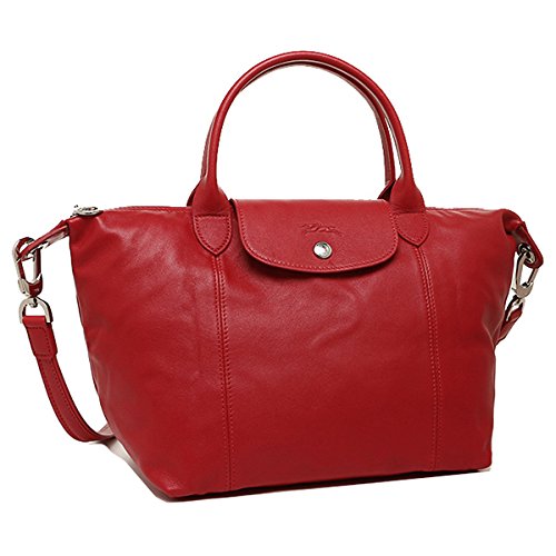 (ロンシャン) LONGCHAMP ロンシャン ル・プリアージュ バッグ LONGCHAMP 1512 737 045 LE PLIAGE CUIR ショルダーバッグ CHERRY[並行輸入品] 画像