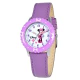 Disney Kids' W000029 Minnie Mouse Stainless Steel Time Teacher Watch