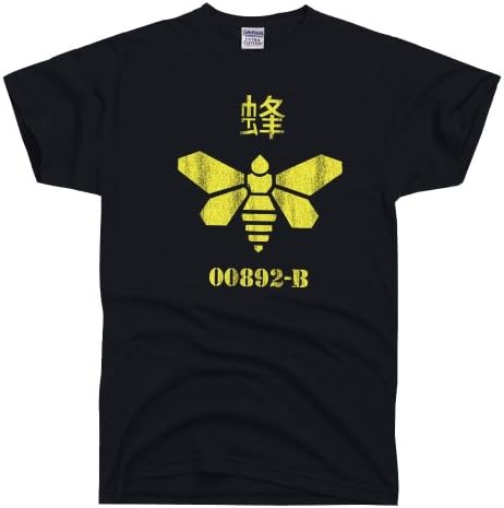 DirtyRagz Men's Golden Moth Methylamine Heisenberg T Shirt L Black