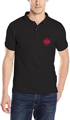 Men's Psychedelic Eye Printing Performance Golf Polo T Shirt