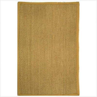 Safavieh NF115A Natural Fibers Collection Natural and Beige Seagrass Area Rug, 8-Feet by 10-Feet